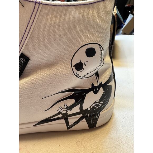 Disney Nightmare Before Christmas Shoes Mens Size 12 Jack Sally Ground Up Canvas - Picture 9 of 16
